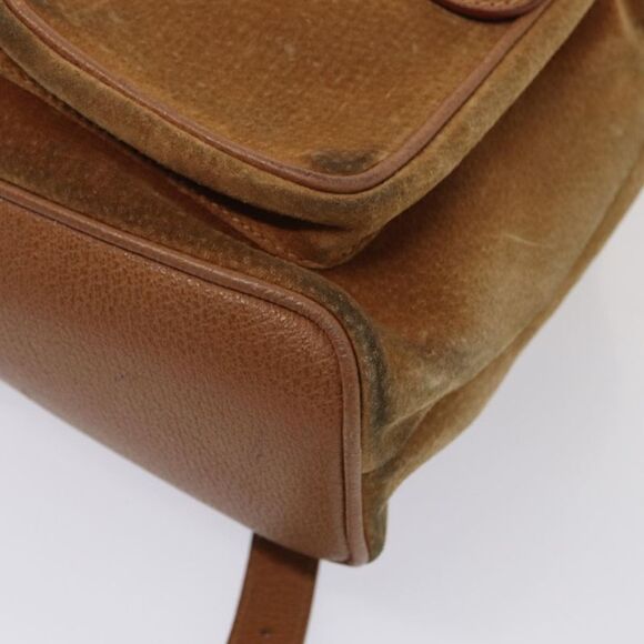 Gucci Bamboo Brown Suede Backpack Bag (Pre-Owned) - Picture 8 of 16